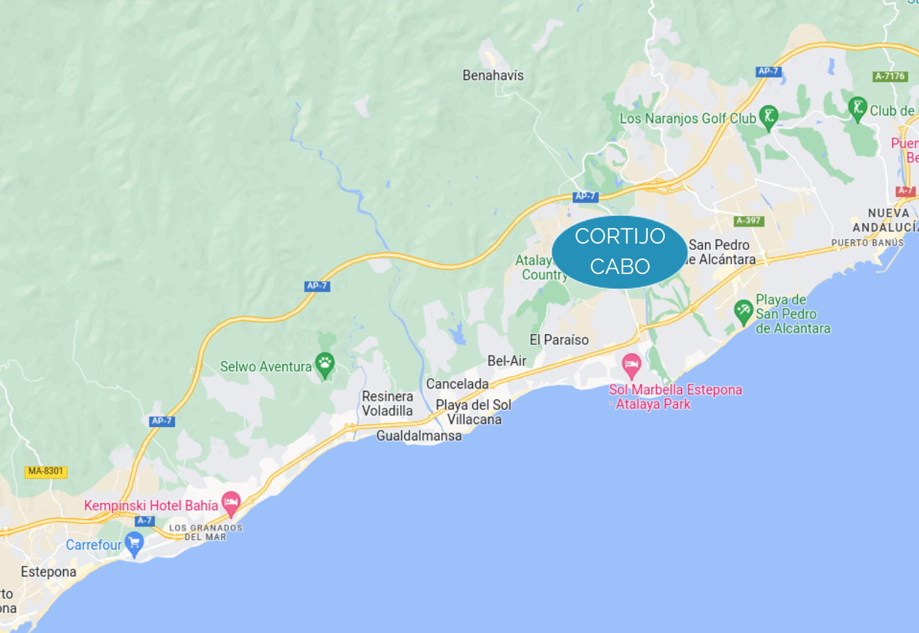 Cortijo Cabo location